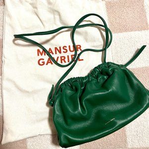 Mansur Gavriel Mini Cloud Clutch- Leaf
